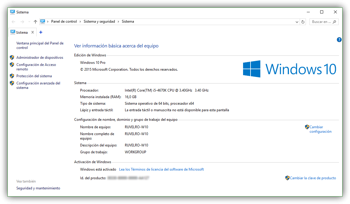 Hectáreas Herencia Estructuralmente Cómo activar el Escritorio Remoto en Windows 7, Windows 8 y Windows 10