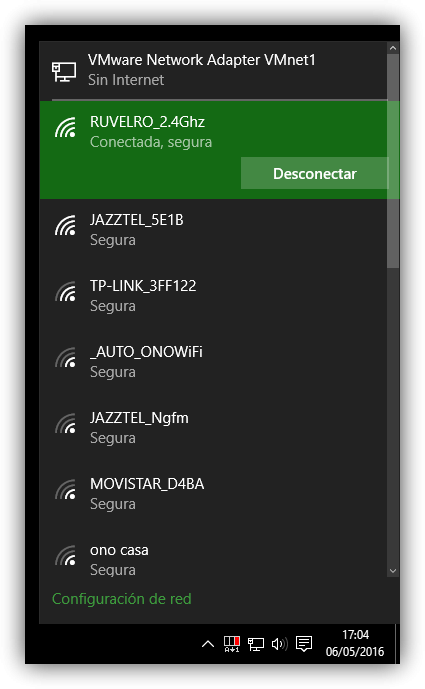 Redes Wi-Fi en Windows 10