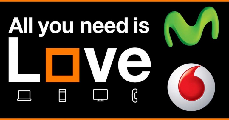 Orange Love Familia Total con 500 Mbps vs Movistar Fusión+ Premium y Vodafone One Total