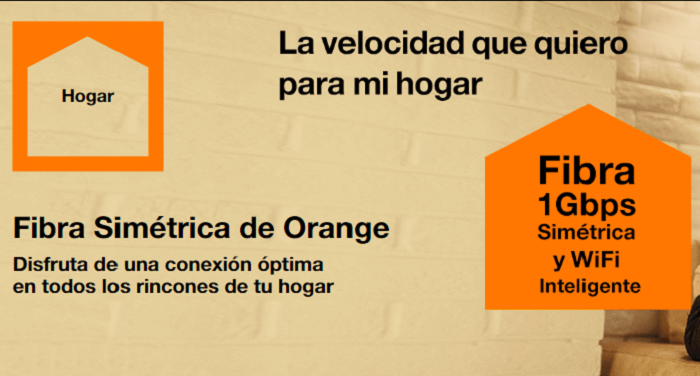 fibra óptica orange