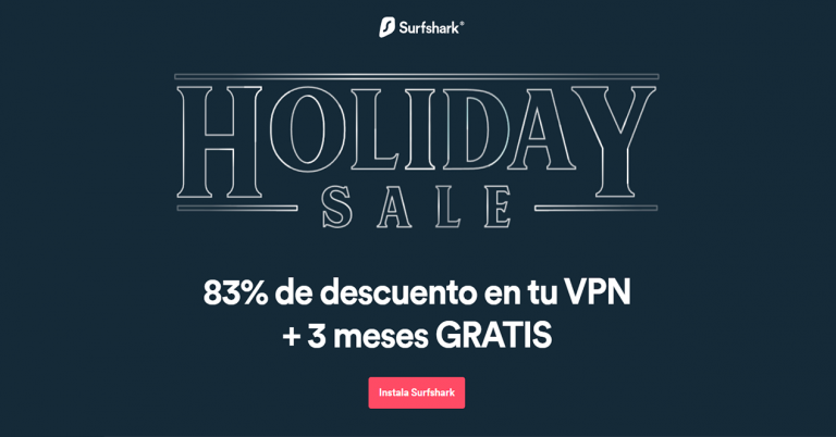 Ofertón para Surfshark VPN: 83% de descuento y menos de 2€ al mes